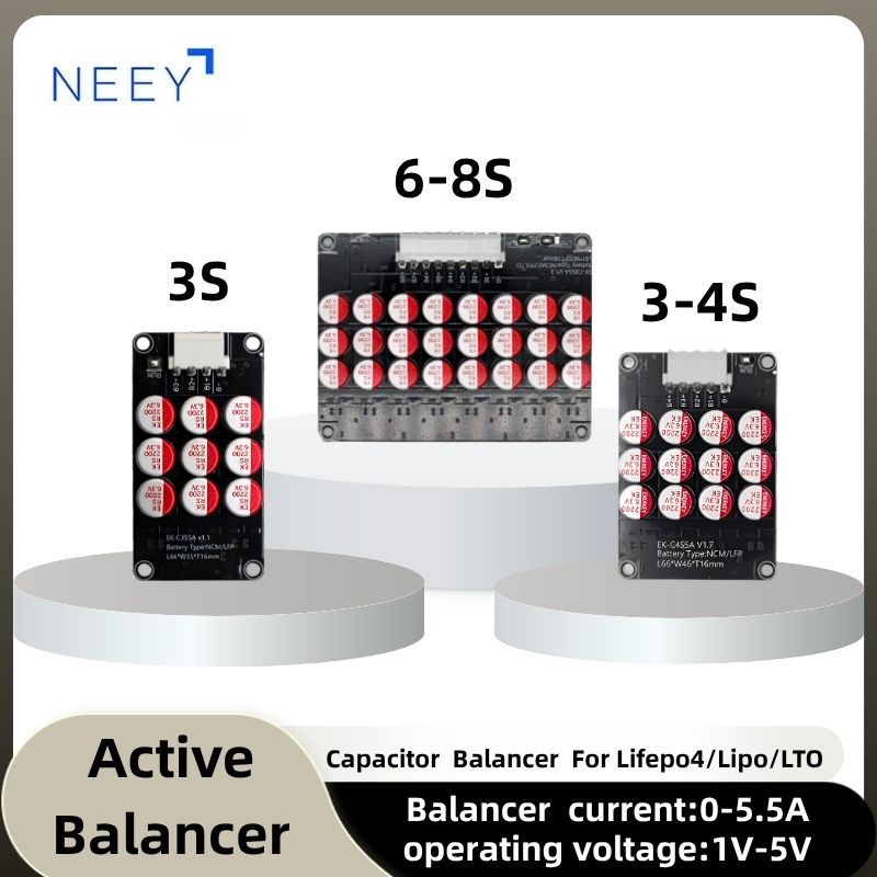 Lipo Battery 4S - อุปกรณ์ปรับสมดุลแบตเตอรี่แบบแอคทีฟ 5A สำหรับแบตเตอรี่ Lifepo4 Lipo LTO