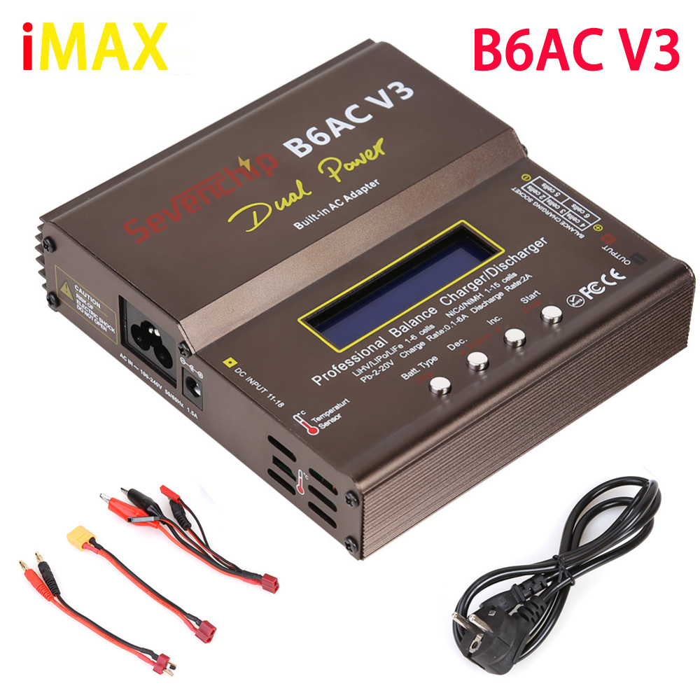 Balance Charger Rc - เครื่องชาร์จแบตเตอรี่ 80W IMAX B6AC V3 พร้อมระบบปรับสมดุล