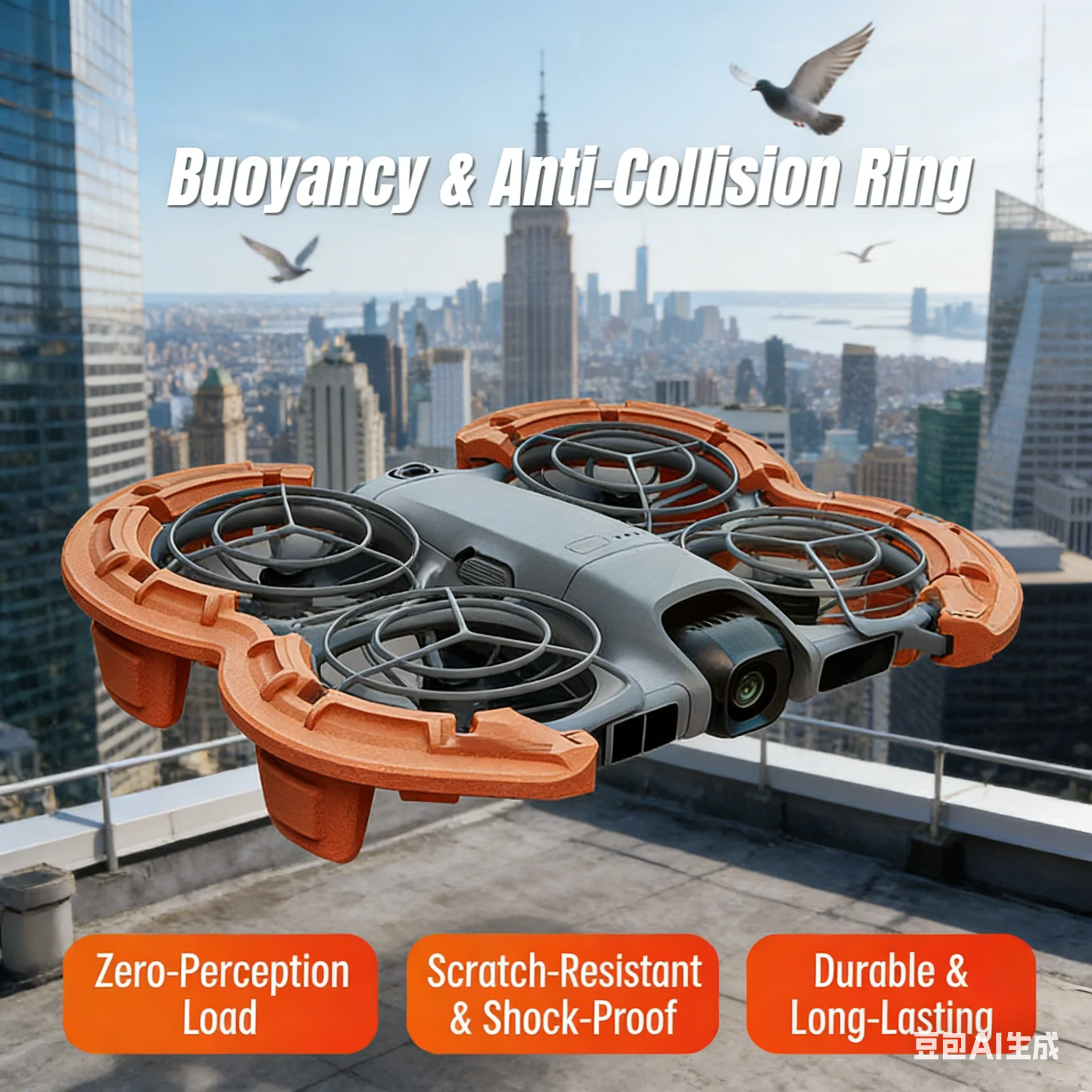 Propeller Guard - ฝาครอบป้องกันใบพัดสำหรับ DJI NEO2 ป้องกันการชนกัน กันกระแทก ป้องกันใบพัด