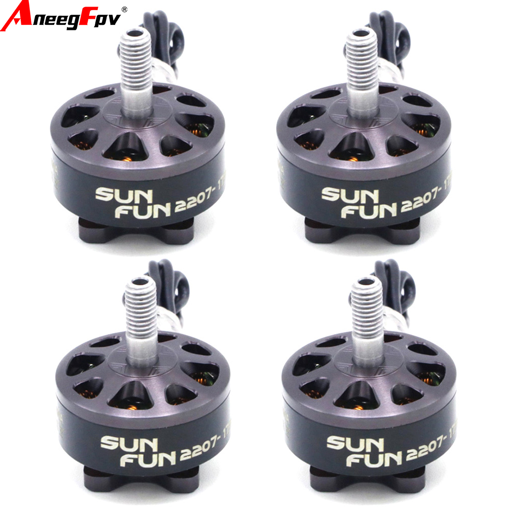 Brushed Drone Motor - ชุดมอเตอร์ไร้แปรงถ่าน Sun Fun 2207 แบบเกลียว CW