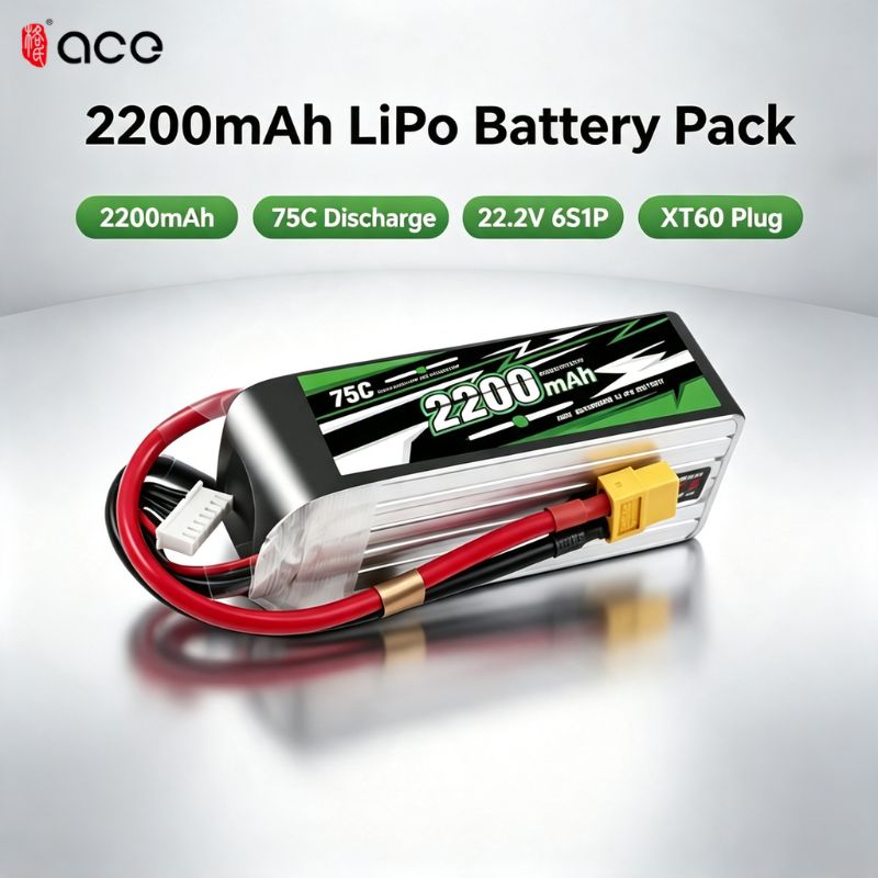 Lipo Battery 6S - แบตเตอรี่ Lipo รุ่นใหม่ Gens ACE 22.2V