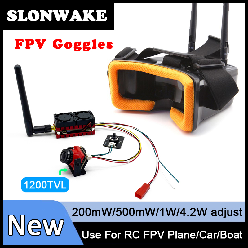 Goggles Fpv - SLONWAKE 5.8G 48CH 4.2W VTX เครื่องส่งสัญญาณ