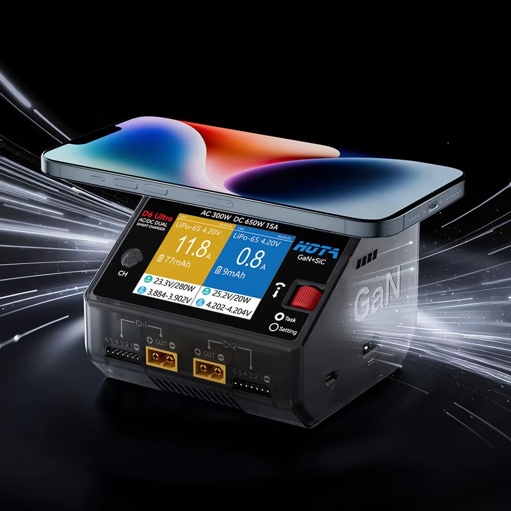 HOTA D6 Ultra GaN+SiC เครื่องช - Lipo Battery 6S บทวิจารณ์และราคา