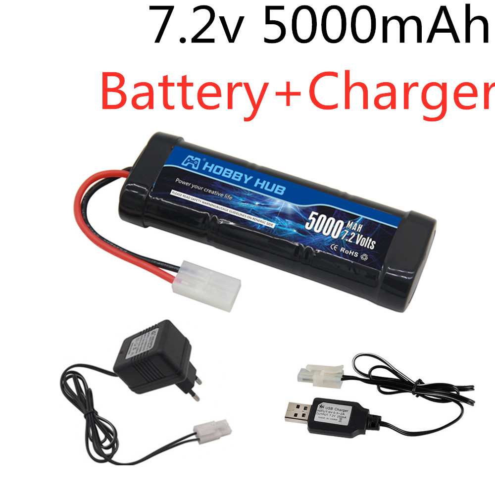 7.2V 5000mAh Ni-MH แบตเตอรี่ T - Balance Charger Rc บทวิจารณ์และราคา