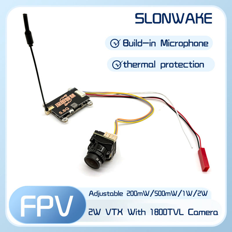 SLONWAKE 5.8G 56CH 2W เครื่องส - Fpv Camera บทวิจารณ์และราคา