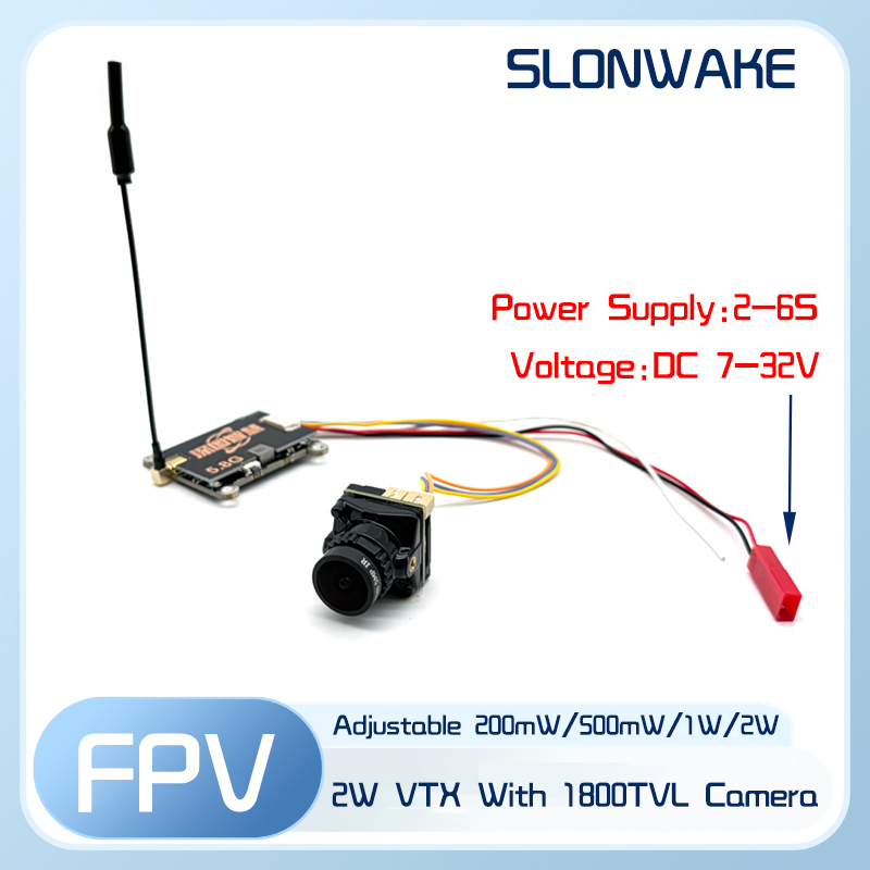SLONWAKE 5.8G 56CH 2W เครื่องส - Fpv Camera บทวิจารณ์และราคา