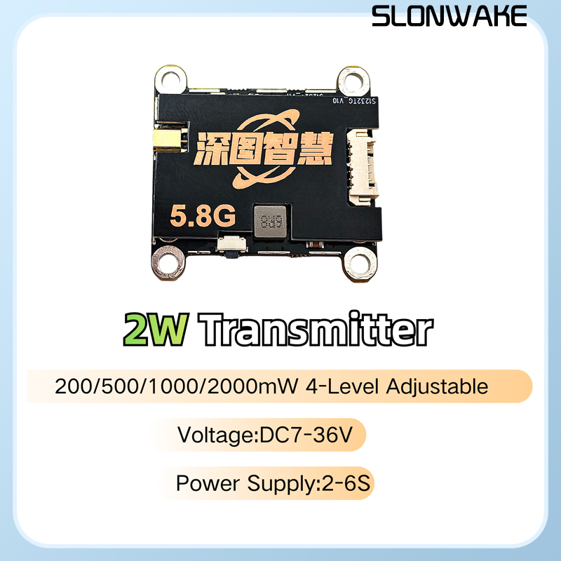 SLONWAKE 5.8G 56CH 2W เครื่องส - Fpv Camera บทวิจารณ์และราคา