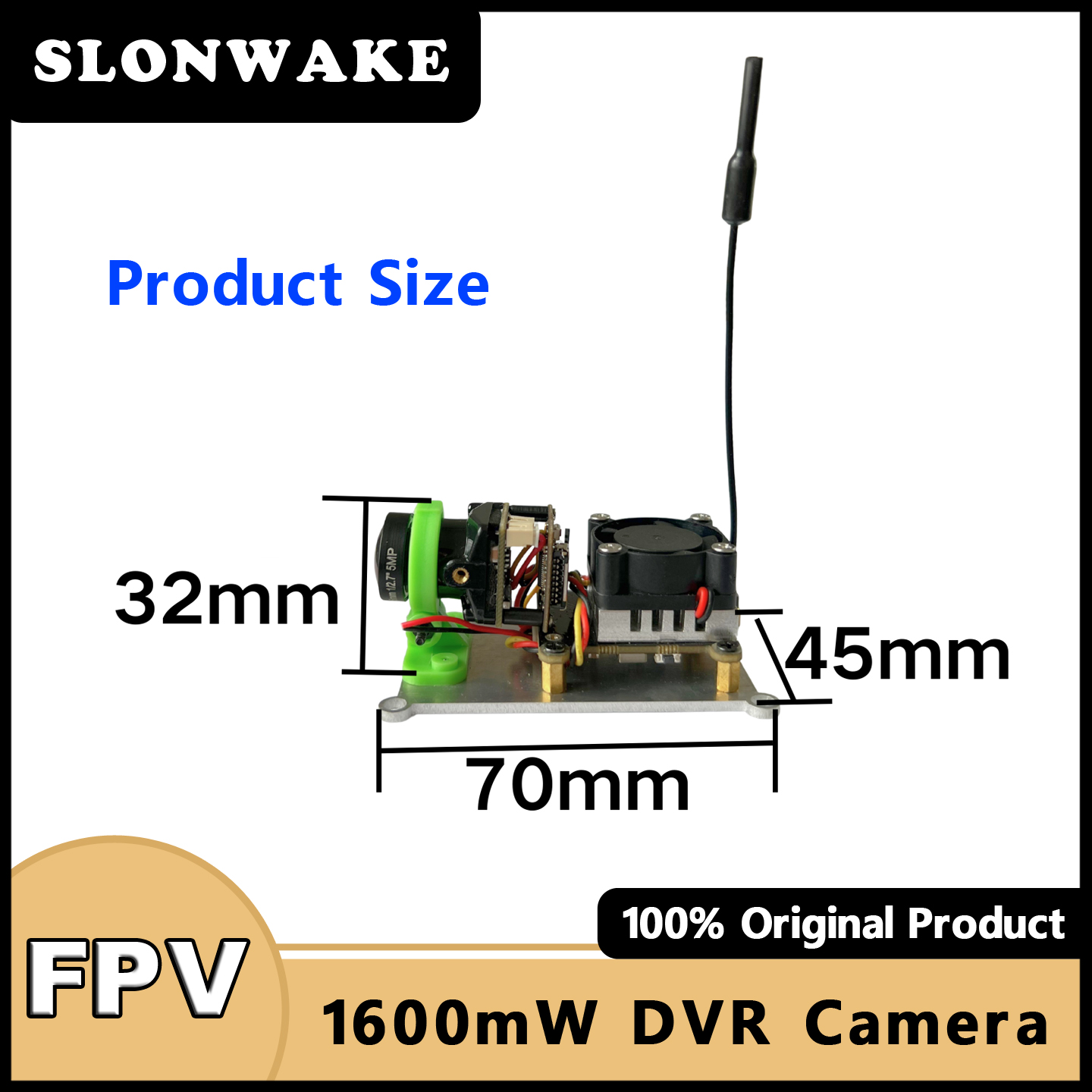 SLONWAKE 5.8G 48CH 200/500/100 - Fpv Camera บทวิจารณ์และราคา