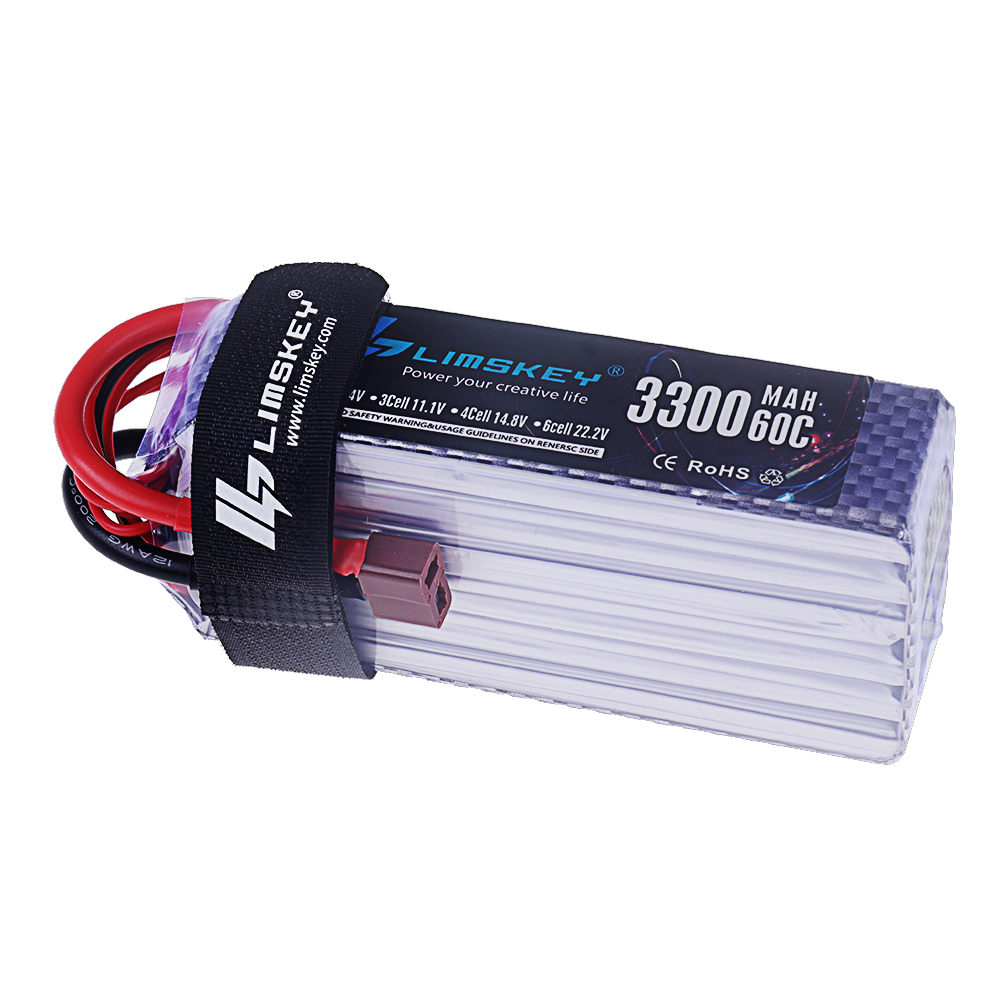 แบตเตอรี่ลิโพ 3300mAh 22.2V 60 - Lipo Battery 6S บทวิจารณ์และราคา