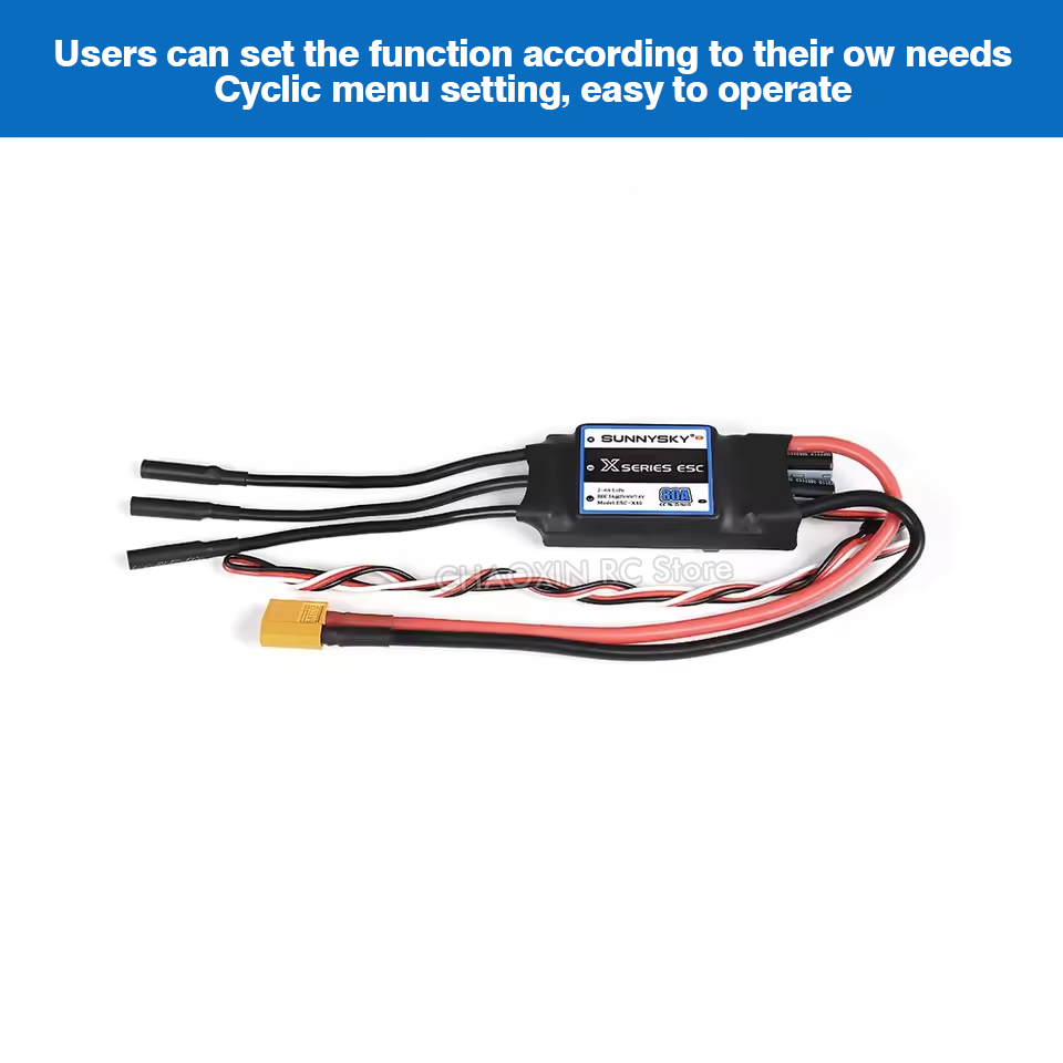 SunnySky X SERIES ESC 80A 2-6S - Lipo Battery 6S บทวิจารณ์และราคา