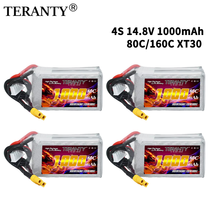 TERANTY 4S 1000mAh 14.8V 80C/1 - Lipo Battery 4S บทวิจารณ์และราคา