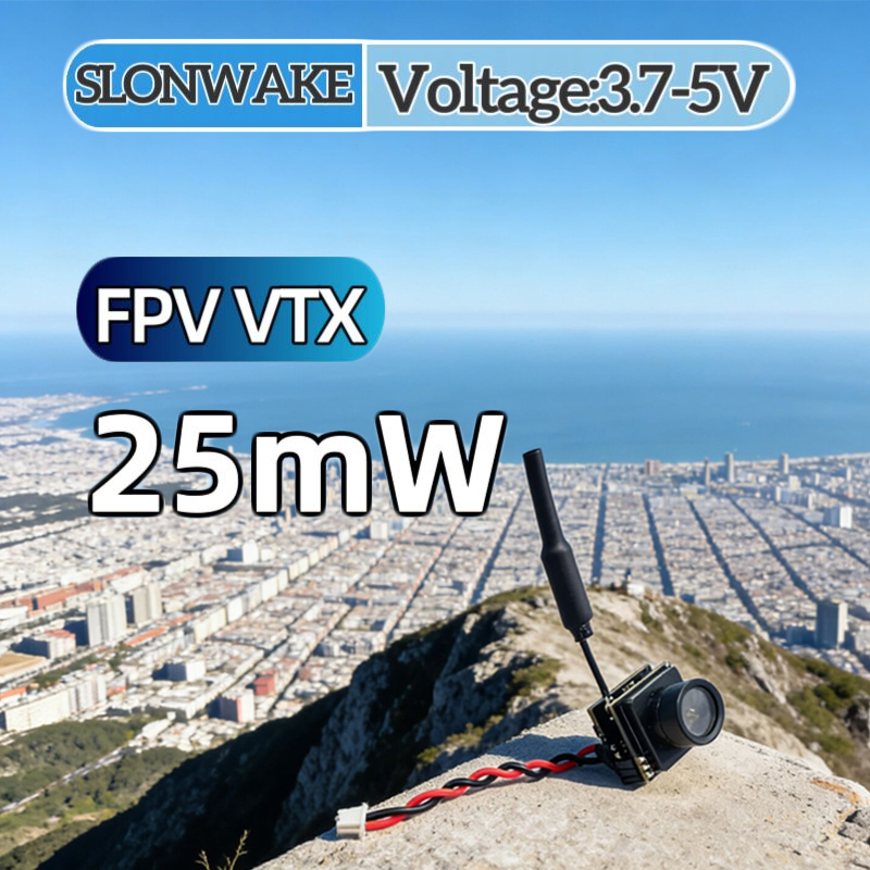 SLONWAKE FPV 25mW เครื่องส่งสั - Mini Drone บทวิจารณ์และราคา