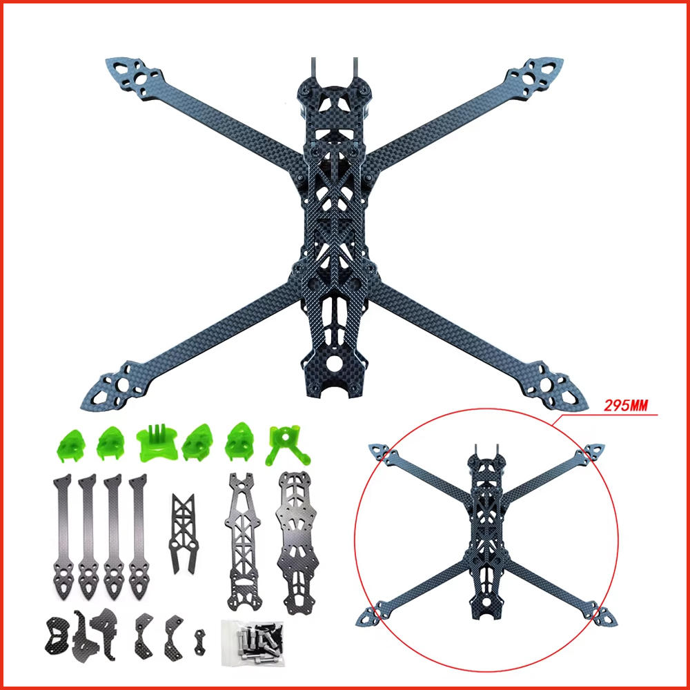 1ชิ้นเครื่องหมาย Mark4 4 HD 7น - Carbon Fiber Drone Frame บทวิจารณ์และราคา