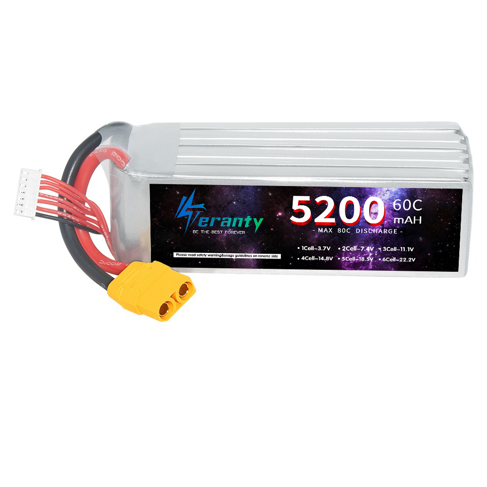 Teranty 6S 5200mAh LiPo แบตเตอ - Lipo Battery 6S บทวิจารณ์และราคา