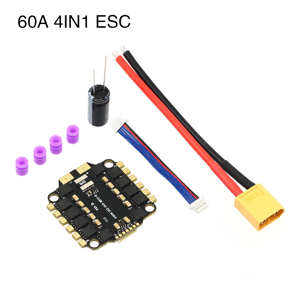 UAngel 4IN1 45A 60A ESC BLHELI - Lipo Battery 6S บทวิจารณ์และราคา