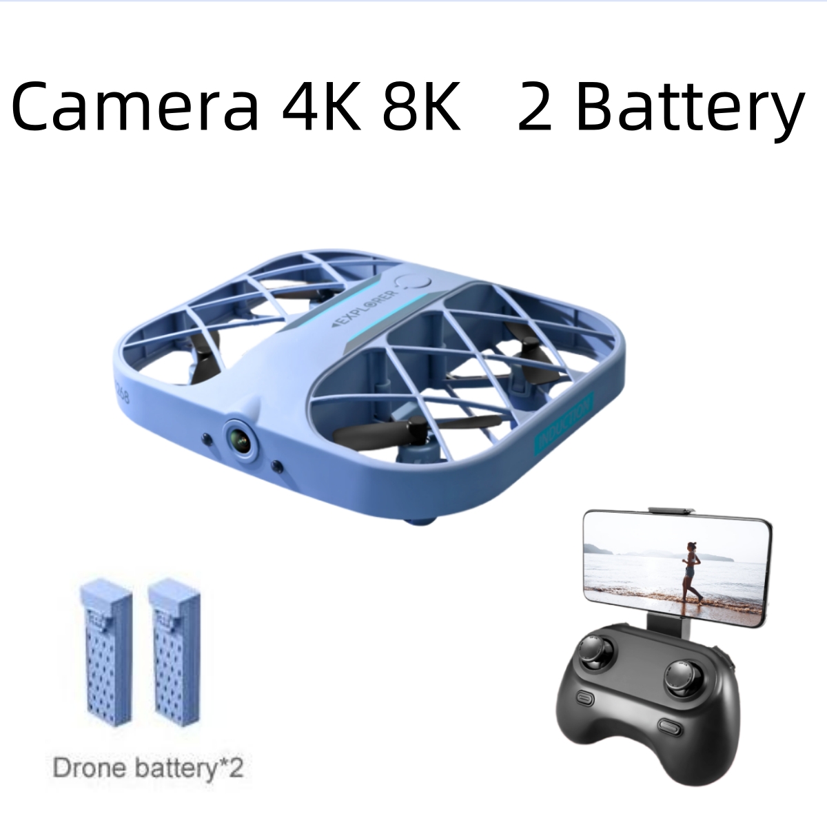 โดรน JJRC H107 FPV RC พร้อมแบต - Brushed Drone Motor บทวิจารณ์และราคา