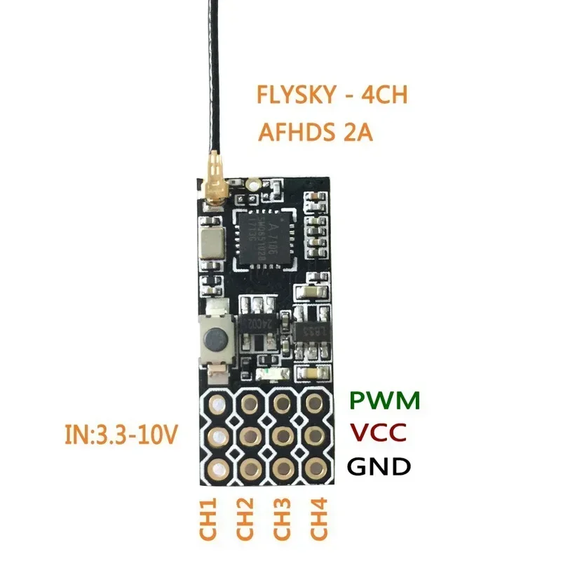 FS2A 4CH AFHDS 2A ตัวรับสัญญาณ - Flysky Transmitter บทวิจารณ์และราคา